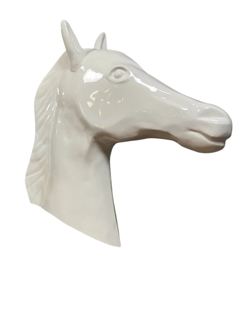 Monumentale Sculpture design: cheval en résine par Philippe Arrachard (1962) / haut 165cm -photo-3