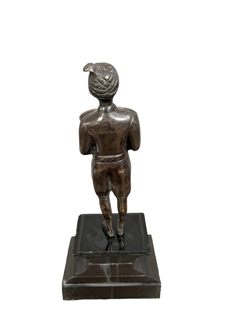 After Louis Van Cutsem: Large Orientalist Bronze Sculpture / Height 35cm-photo-4