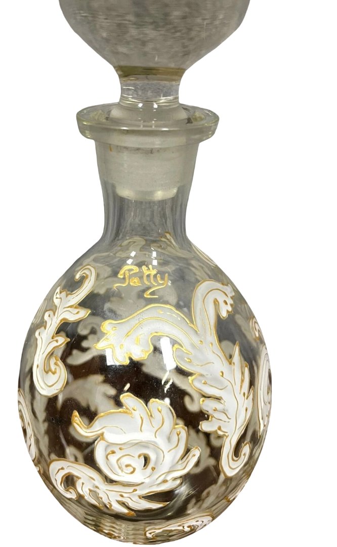 Luxueux ensemble carafe et plateau en cristal / Murano - Baccarat - Saint Louis-photo-4