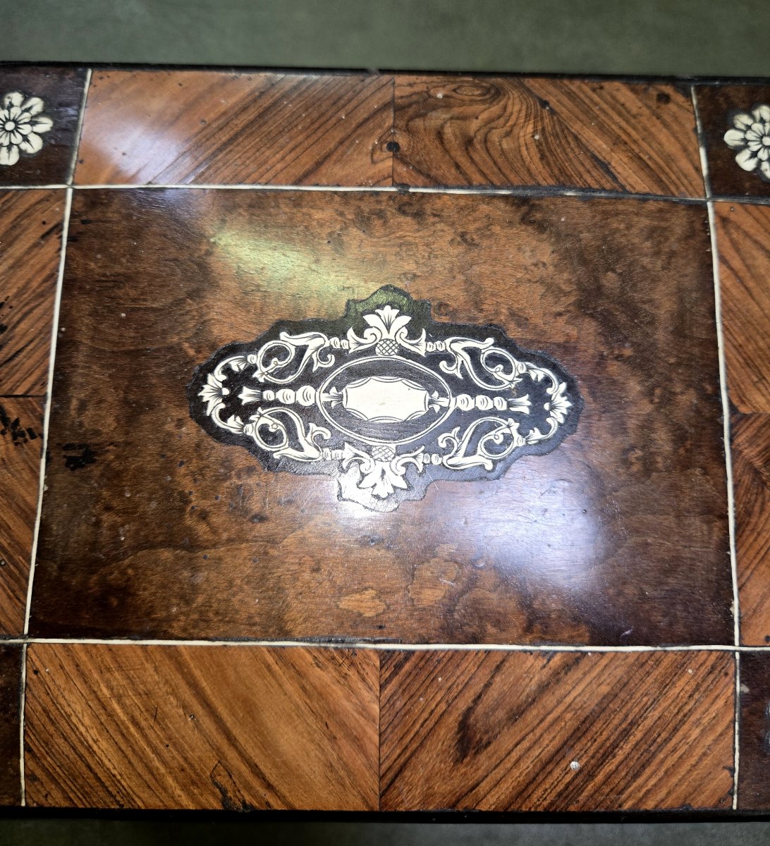 cabinet a cigares époque Napoléon III en bois nobles-photo-3