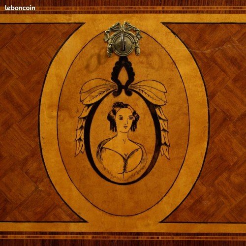 Bargueno Louis XVI Style Secretary Cabinet In Precious Wood Marquetry-photo-3