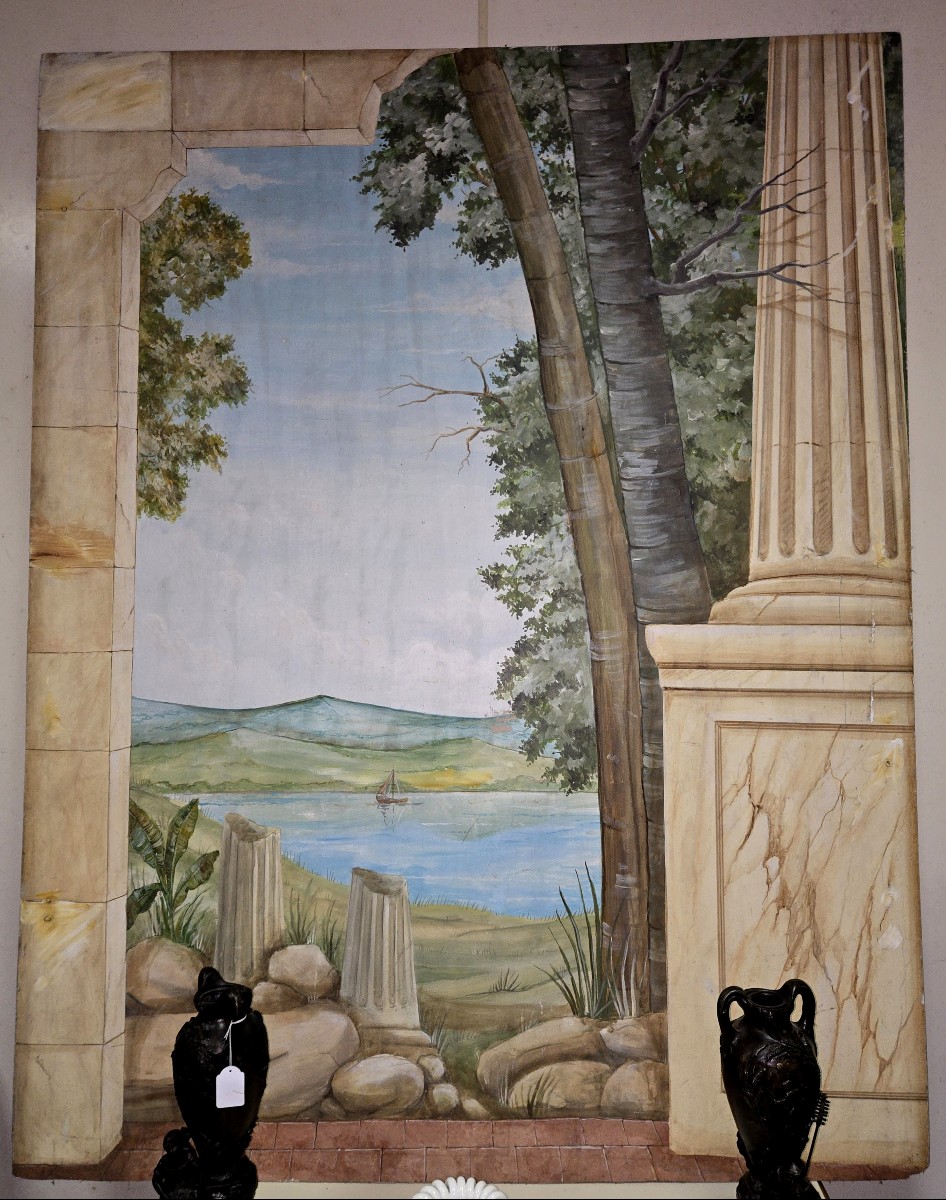 huile sur panneau époque début XXeme