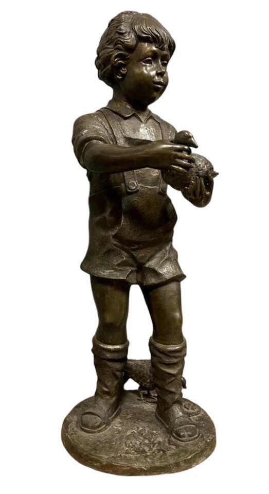 After David Bromley: 132cm High Bronze Sculpture-photo-3