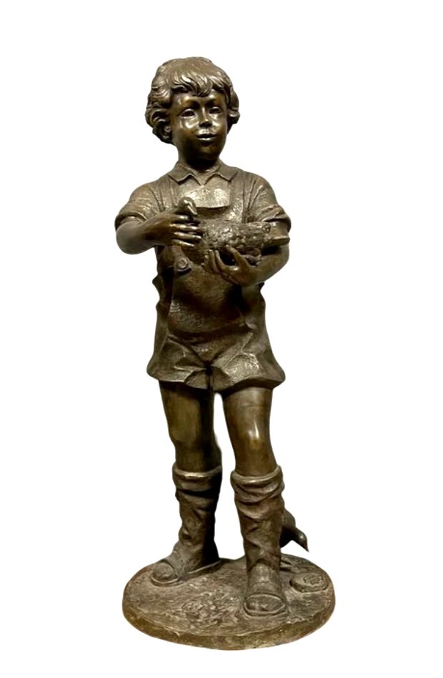 After David Bromley: 132cm High Bronze Sculpture