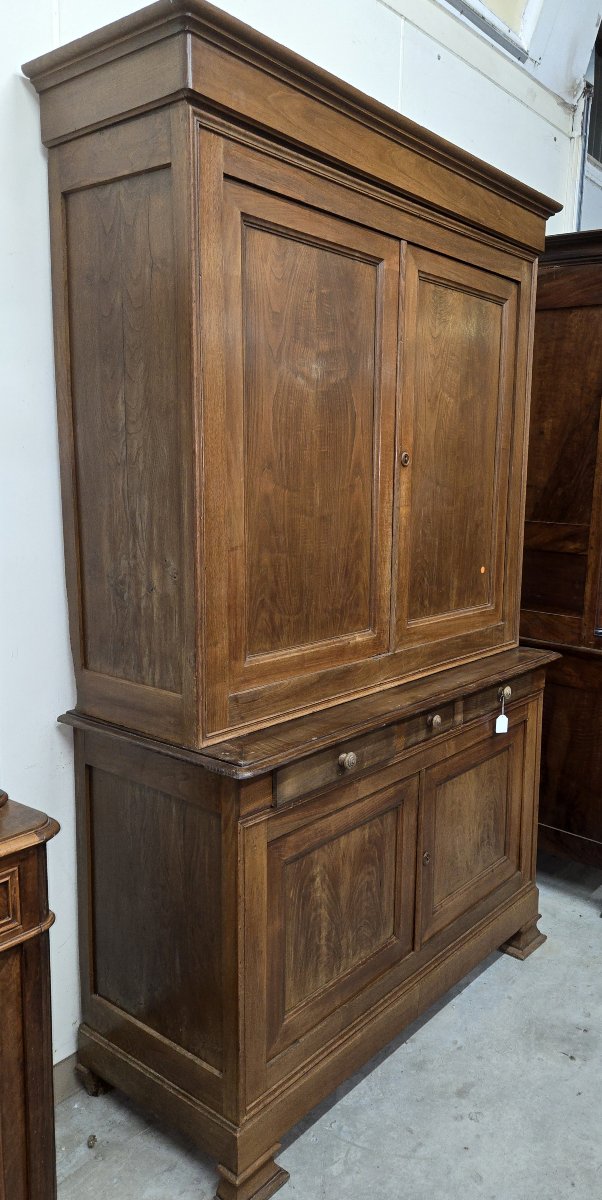 Louis Philippe Period 2-part Oak Sideboard-photo-2