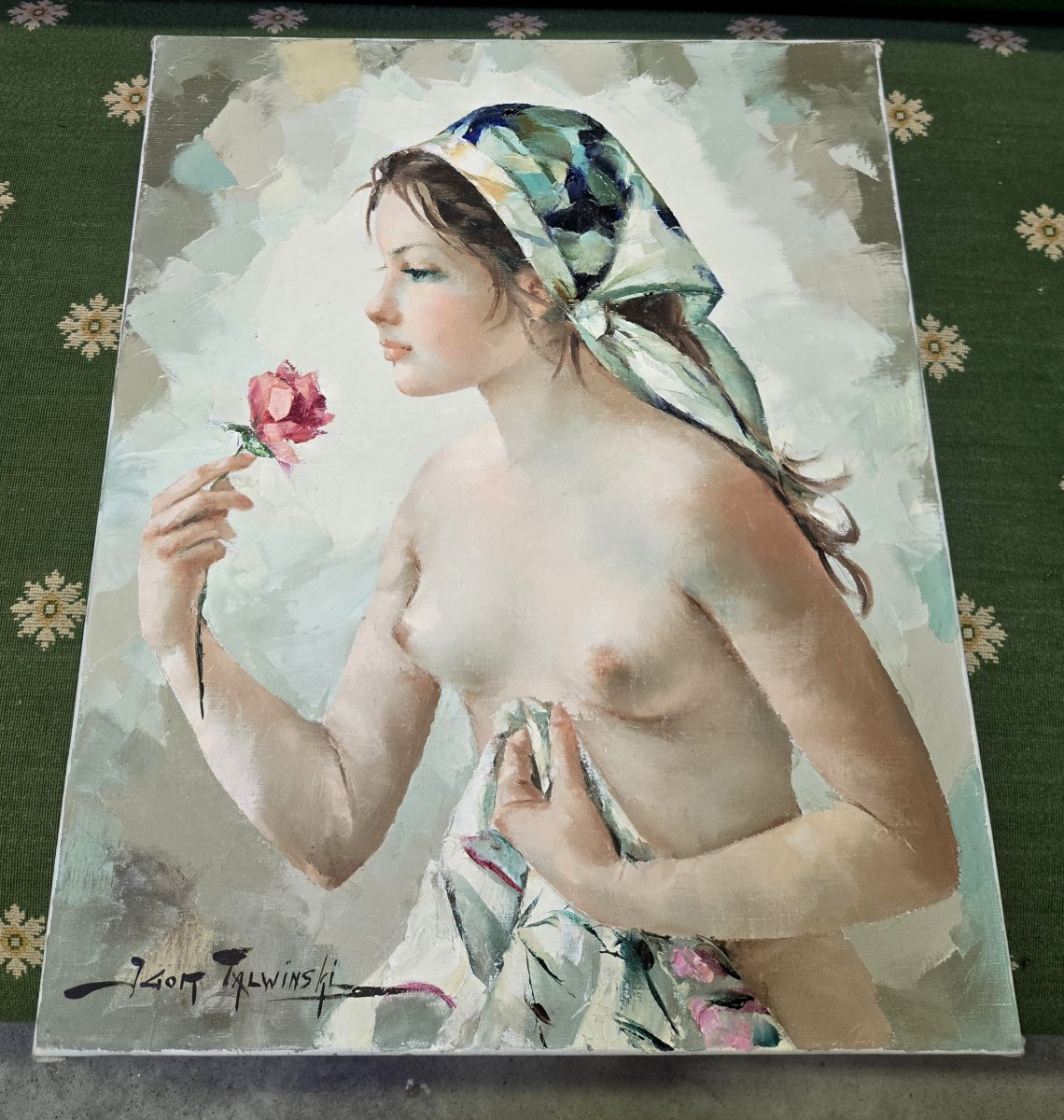 Igor Talwinski (1907-1983): Oil On Canvas-photo-4