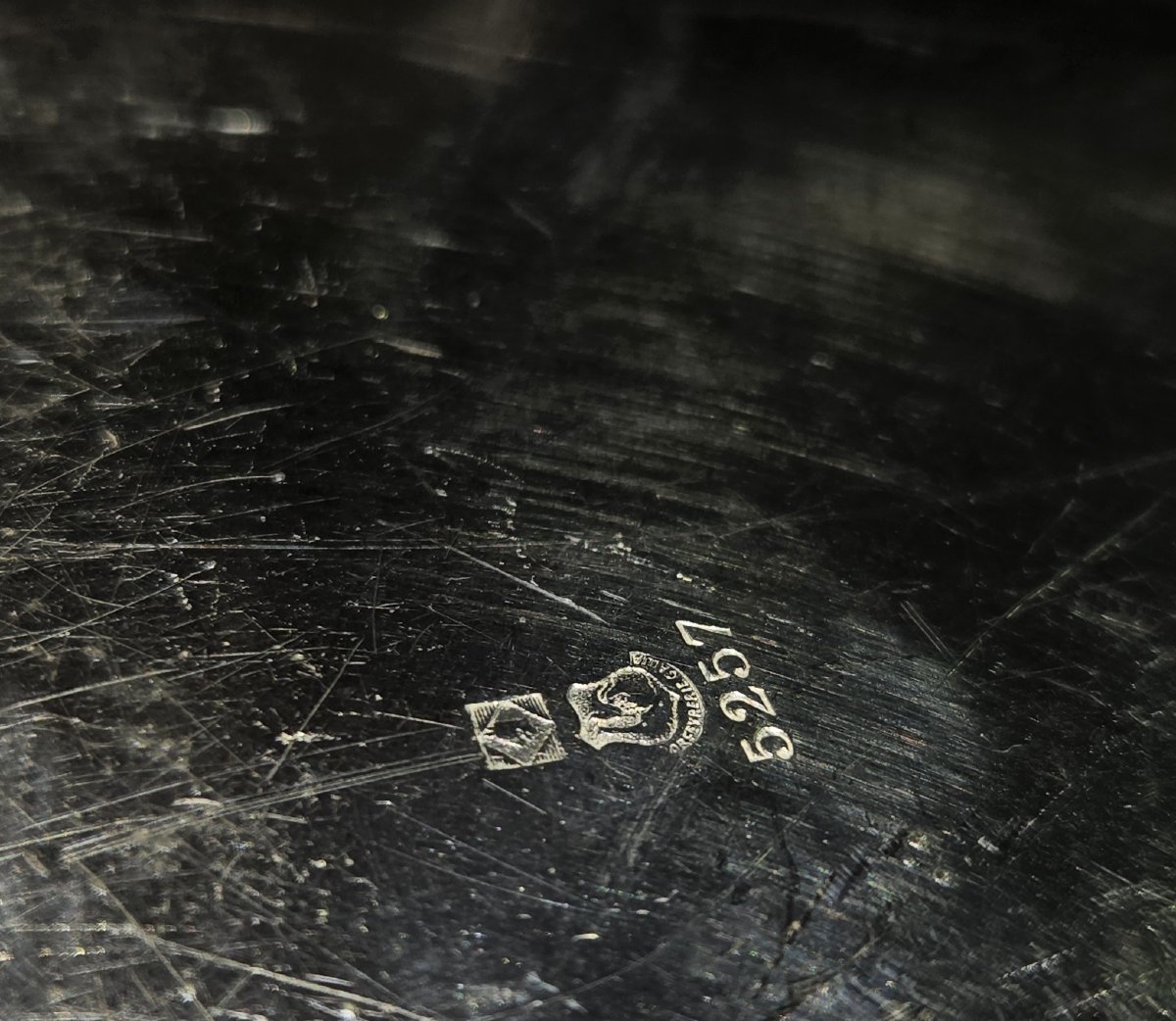 Gallia : pelle et ramasse miettes en métal argenté-photo-3