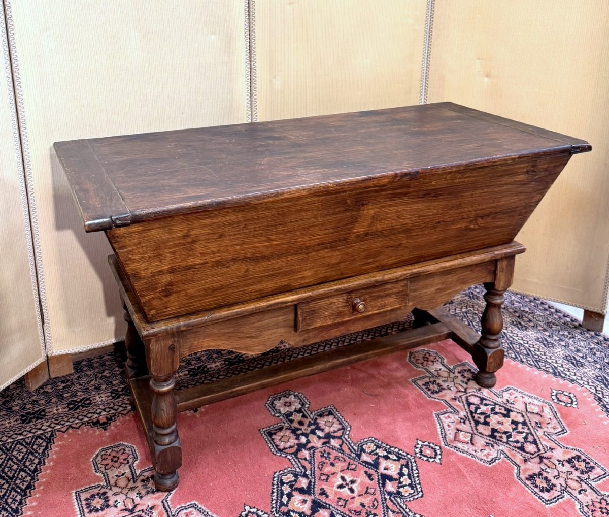 petrin rustique style Louis XIII en chene-photo-2