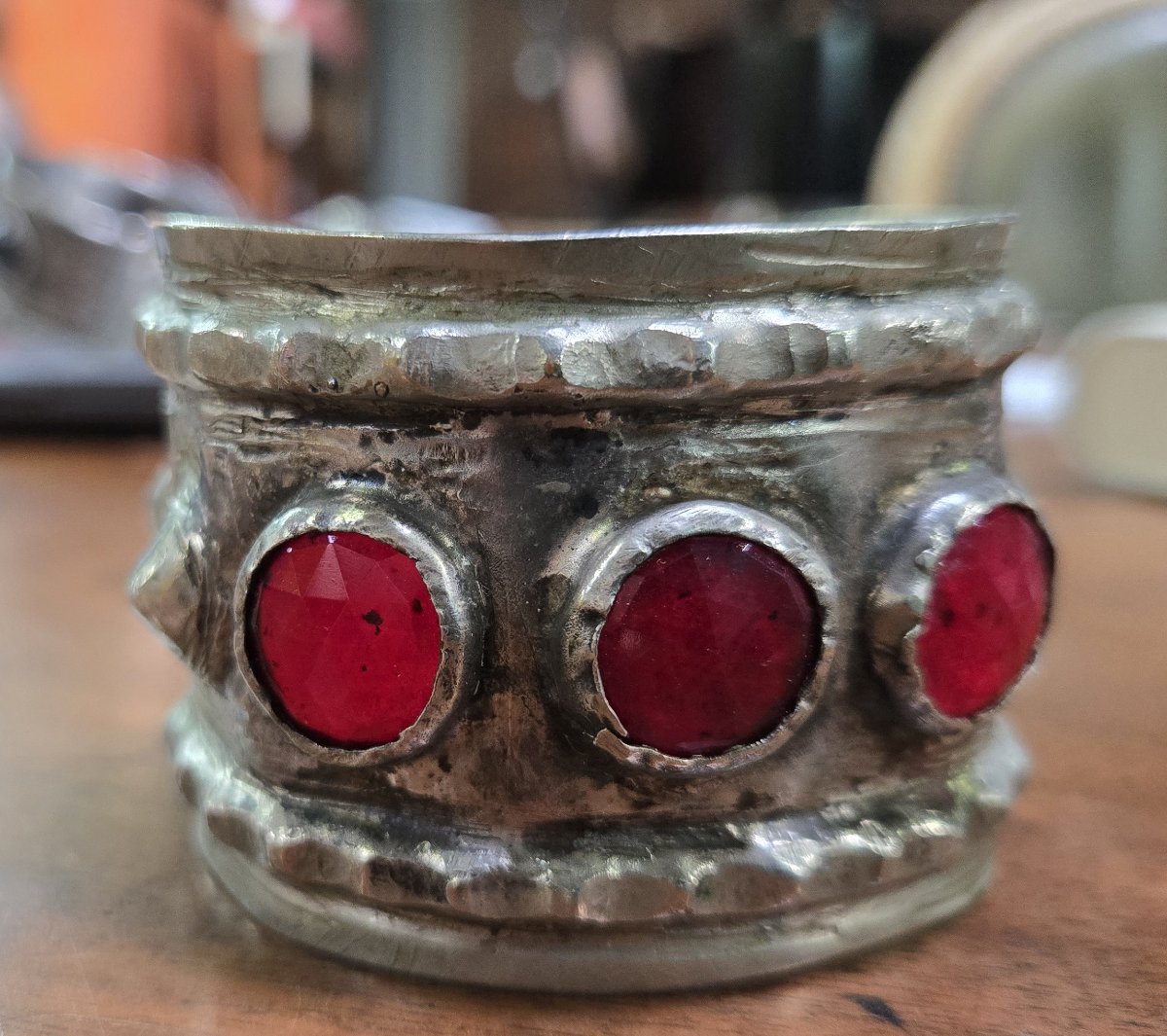 Berber Bracelet In Silver And Stone-photo-6