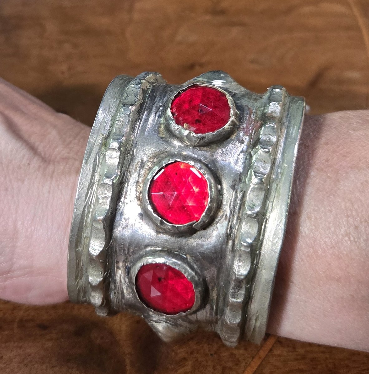 Berber Bracelet In Silver And Stone-photo-7