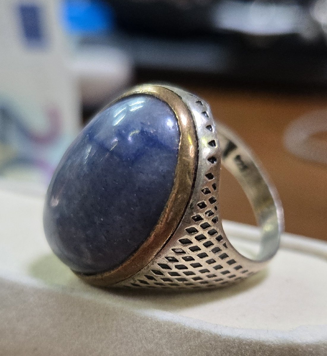Bague style Baroque en argent-photo-2