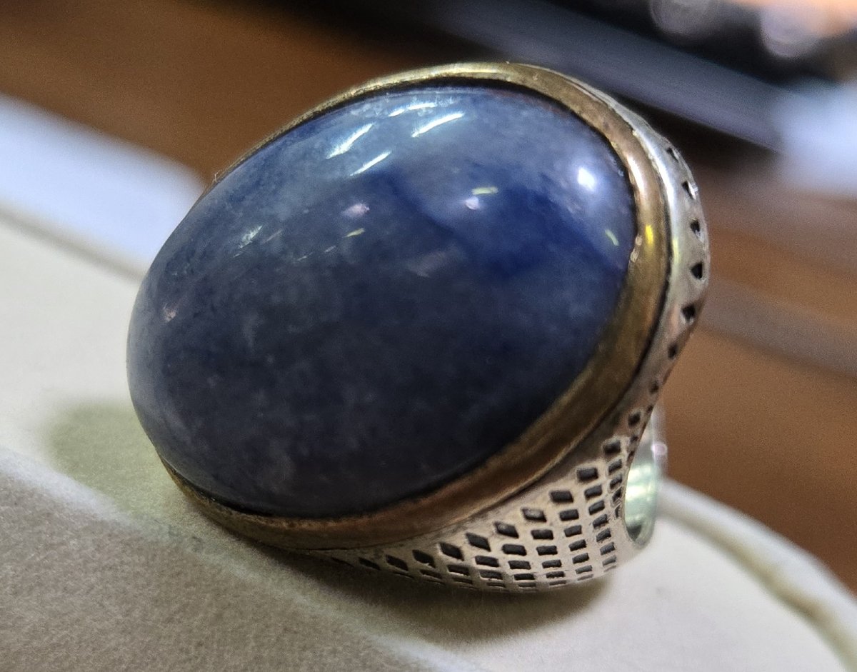 Bague style Baroque en argent-photo-3