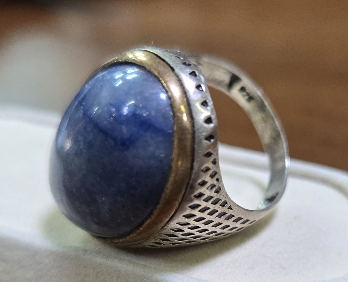 Bague style Baroque en argent-photo-4
