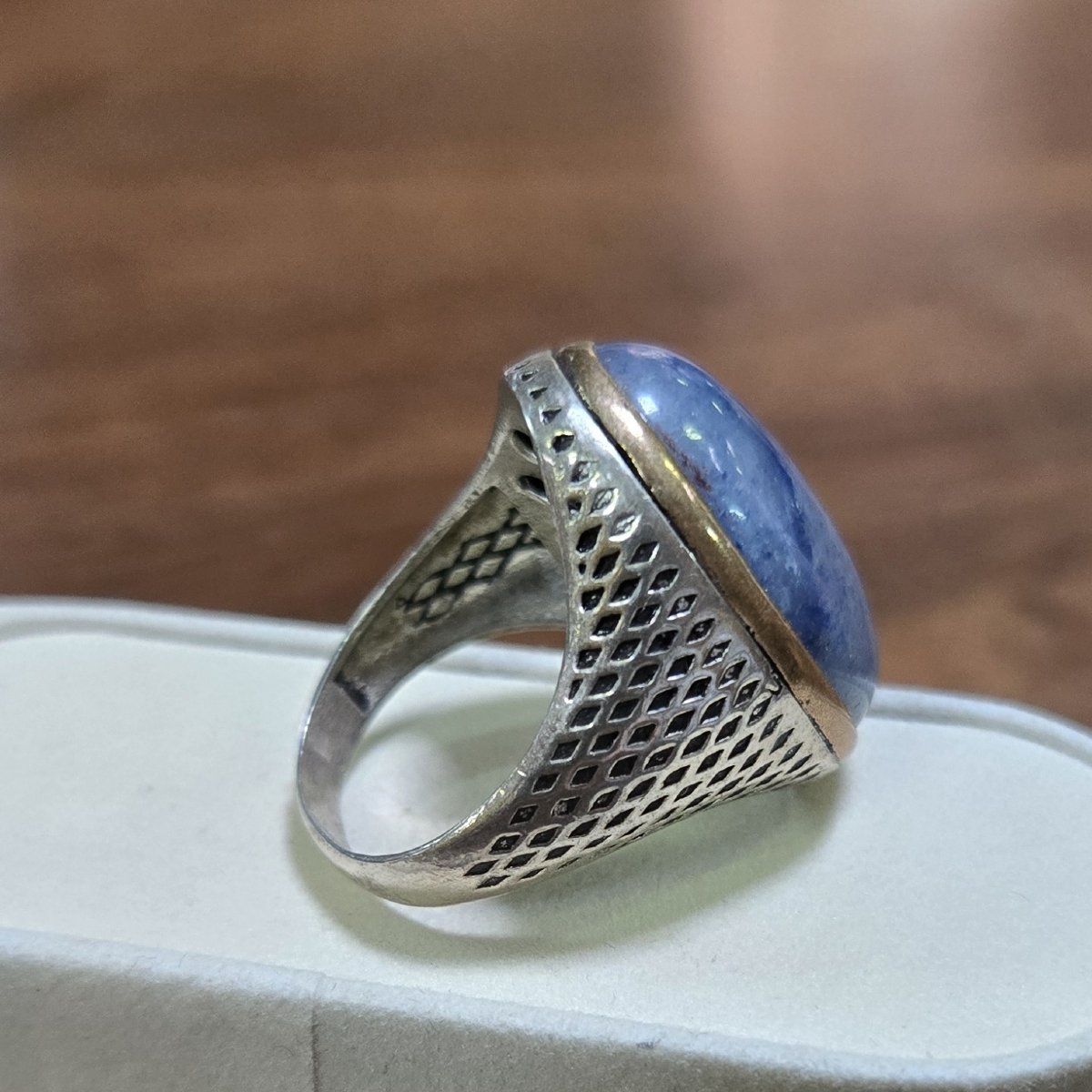 Bague style Baroque en argent-photo-6