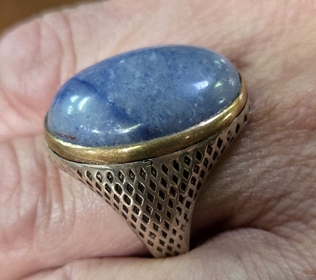 Bague style Baroque en argent-photo-8