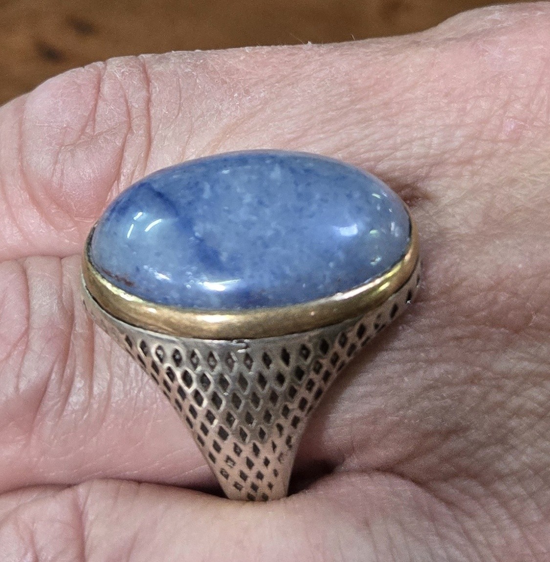 Bague style Baroque en argent