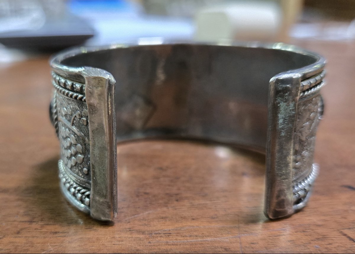 Berber Bracelet In Silver And Stone-photo-7