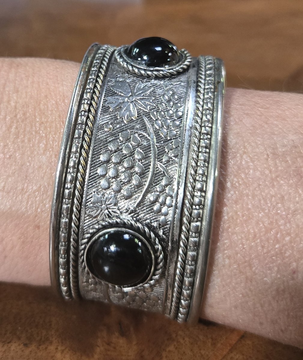 Berber Bracelet In Silver And Stone-photo-8
