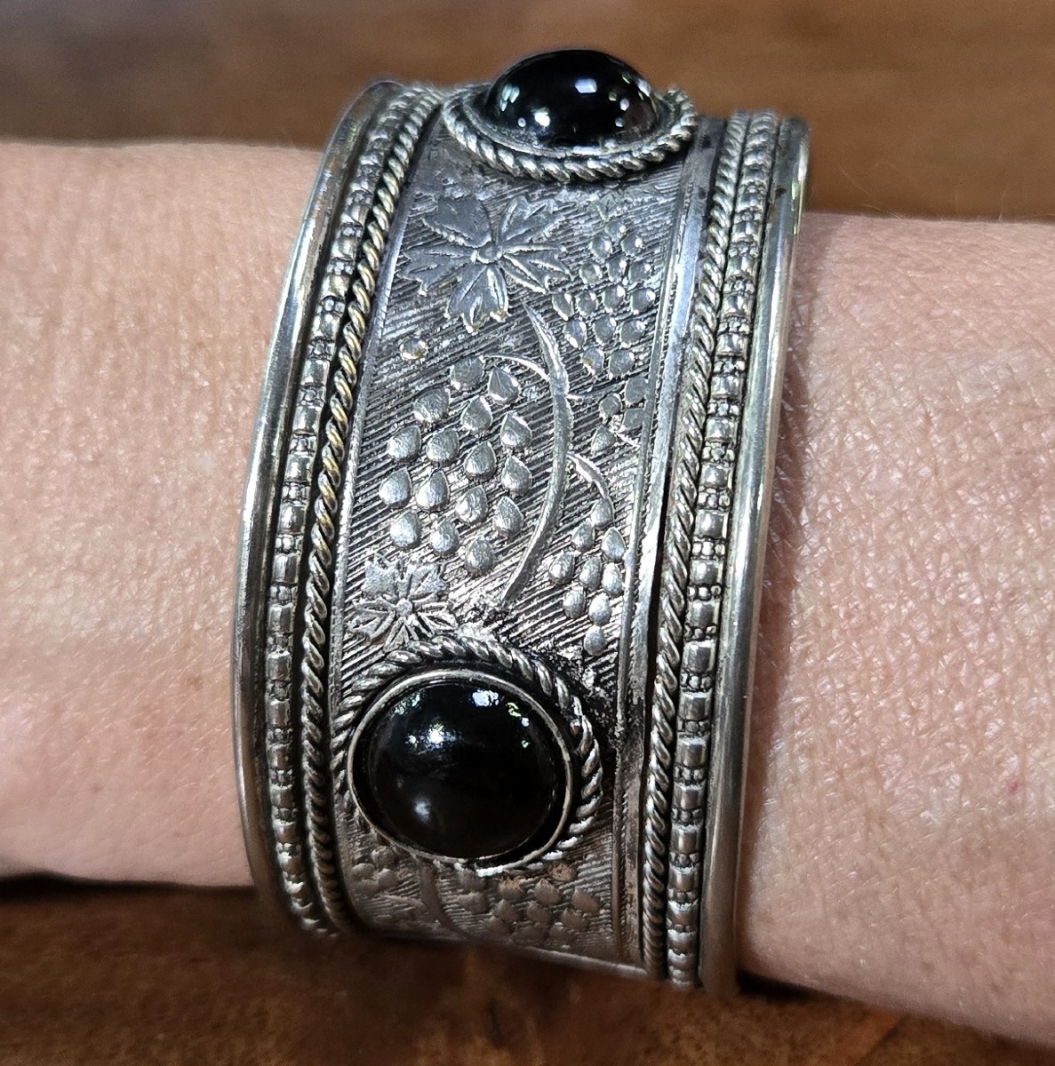 Berber Bracelet In Silver And Stone