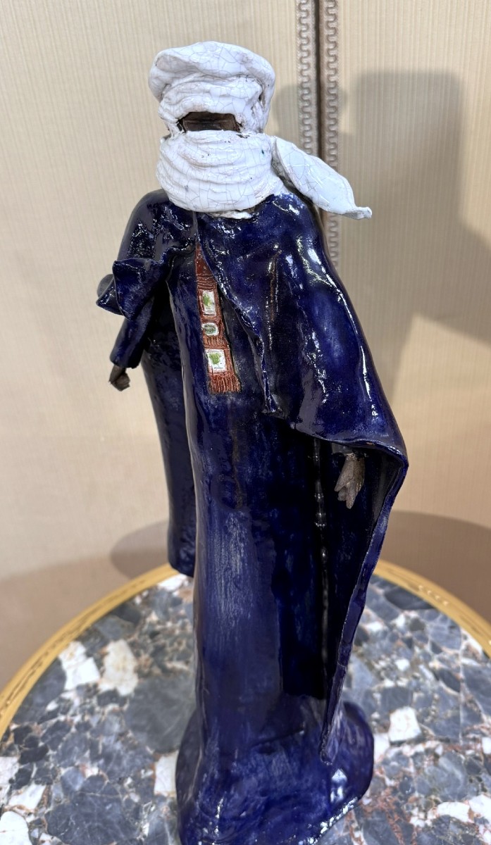 touareg raku poterie XXeme / h50 cm