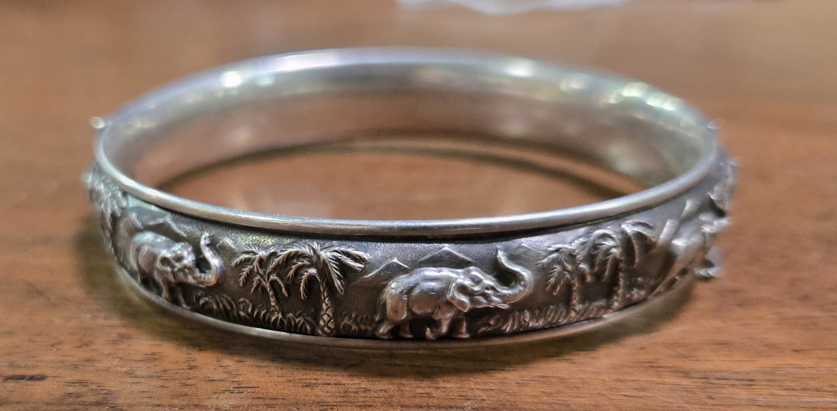 Bracelet bèrbére en argent-photo-3