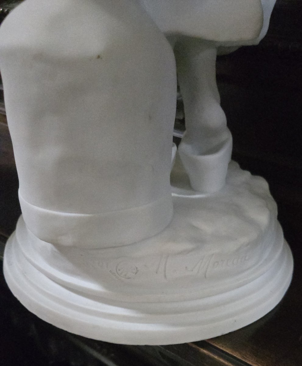 Mathurin Moreau: Very Large Subject In Biscuit / The Young Girl With The Jug-photo-5