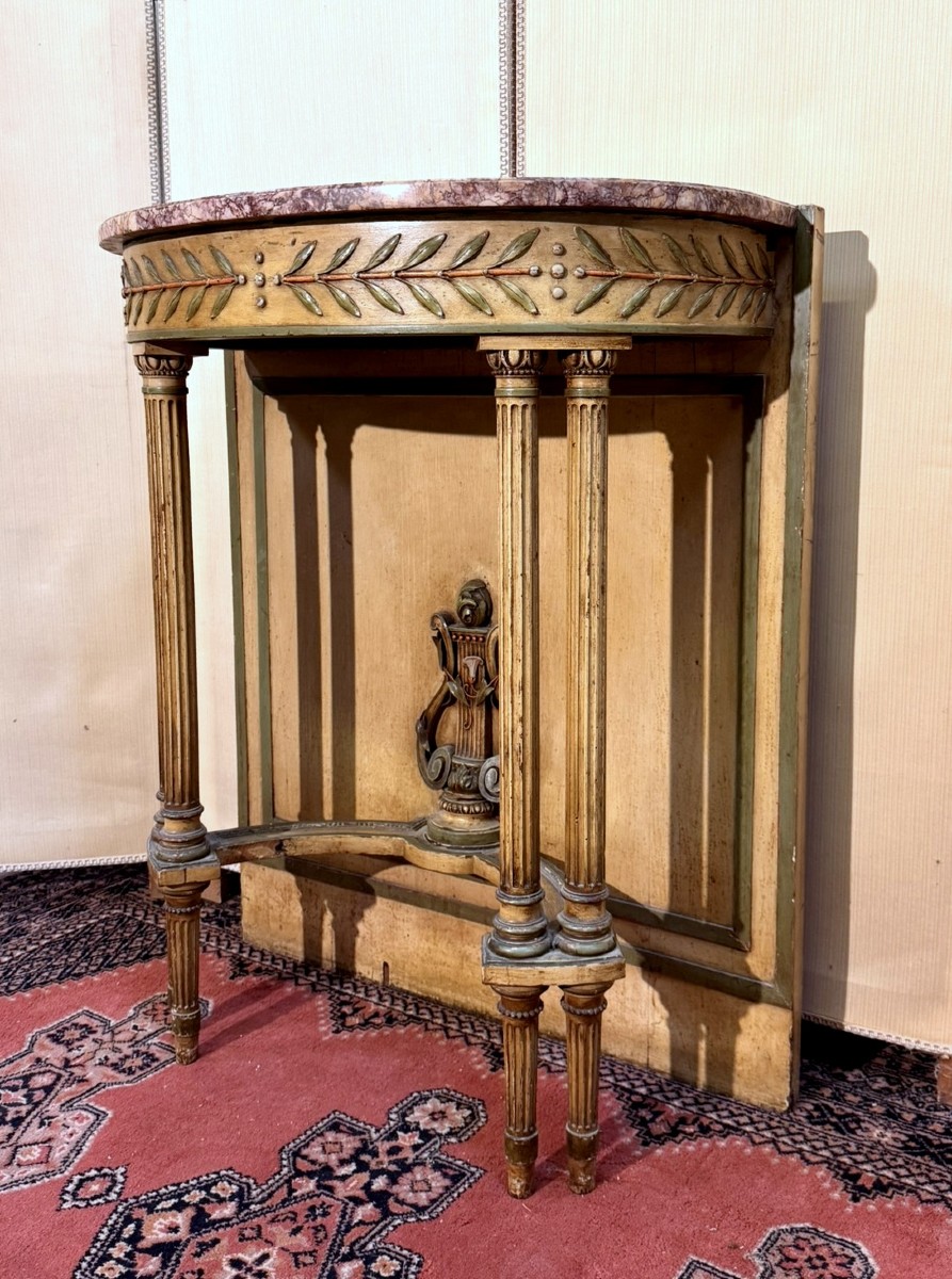 Console de boiserie de style Louis XVI époque XIXeme-photo-1