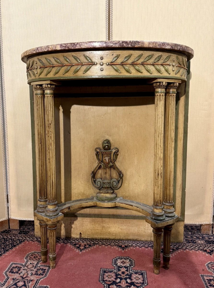 Console de boiserie de style Louis XVI époque XIXeme