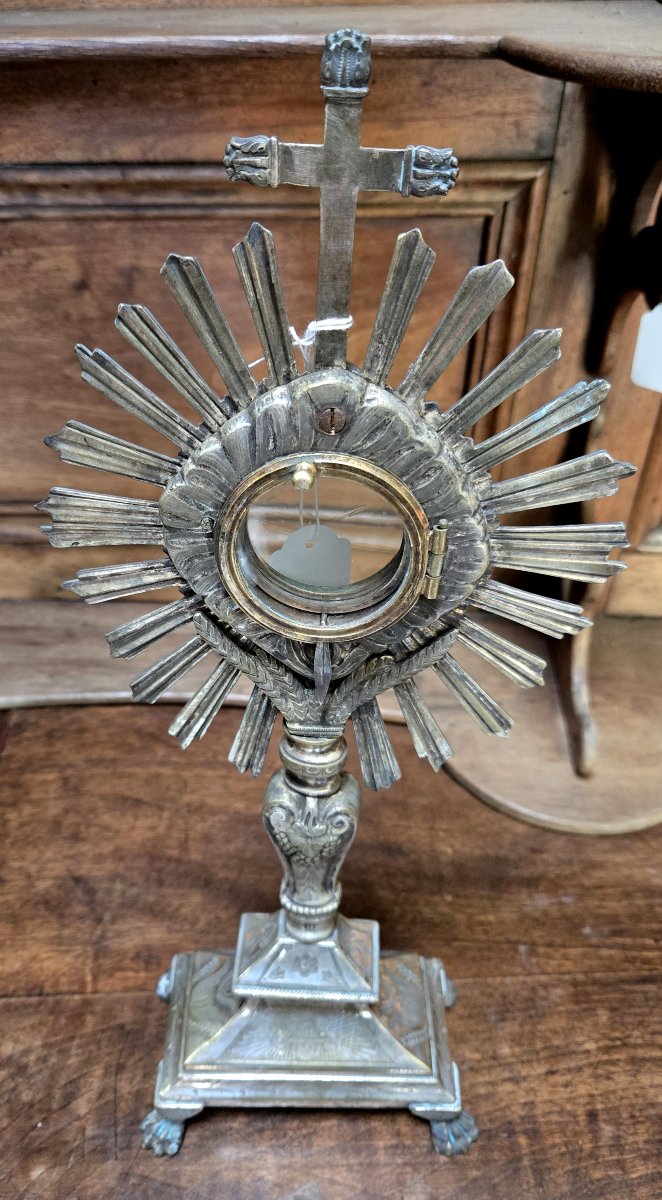 Neoclassical Style Chiseled Silver-plated Bronze Ostentation-photo-4