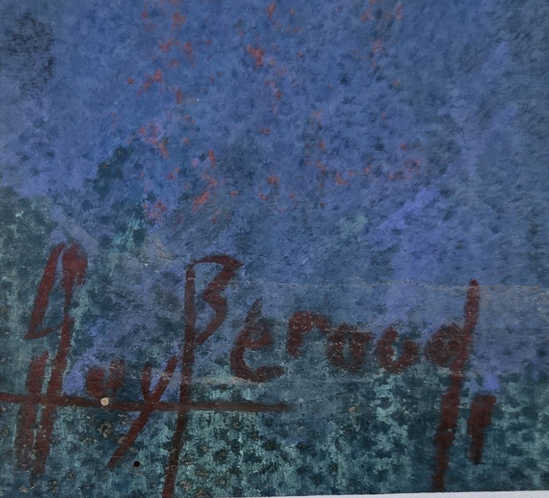 Guy Beraud 2007 : aquarelle au caniche-photo-7