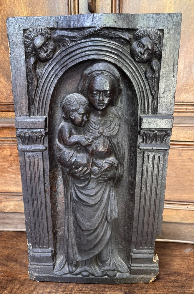 Italy 17th Century: Sculpture Of The Virgin And Child
