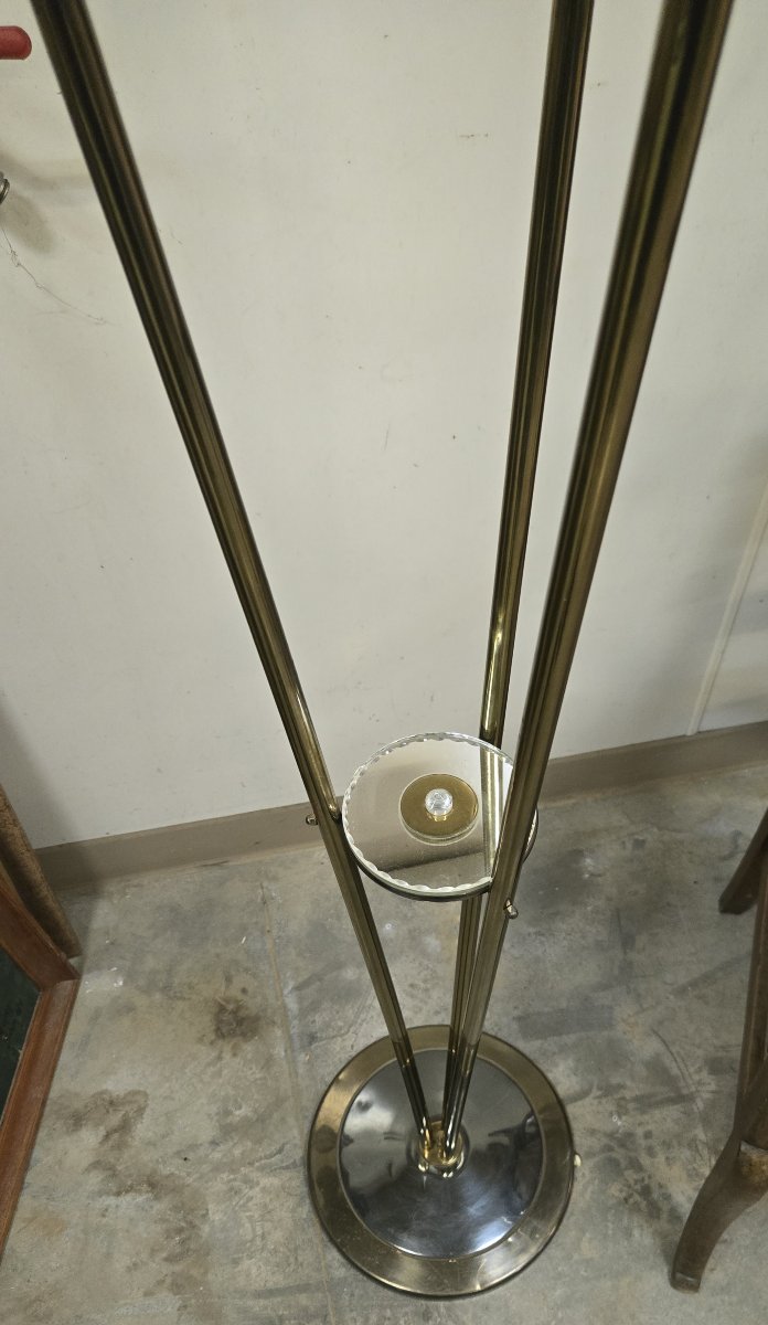 Lampadaire vintage en laiton vers 1960-photo-6