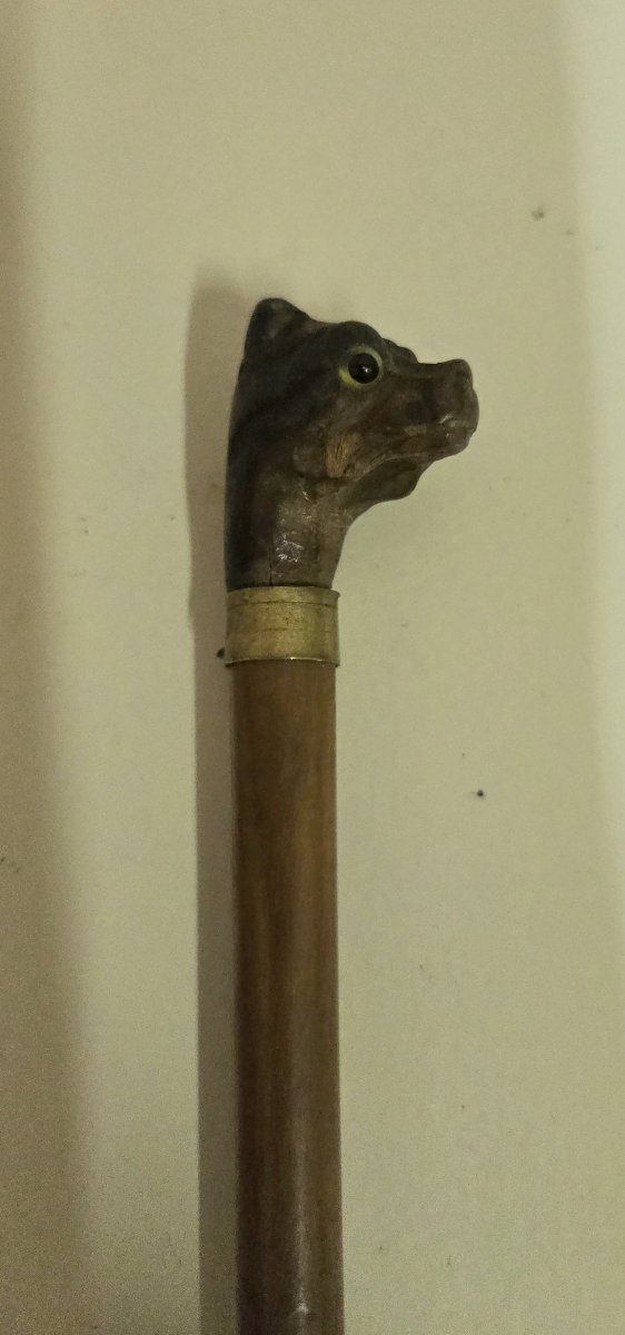 Mechanical Pencil With Sculpted Bulldog Head / Sulphide Eyes-photo-3