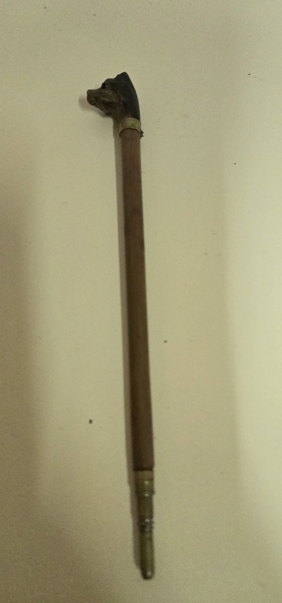 Mechanical Pencil With Sculpted Bulldog Head / Sulphide Eyes-photo-5