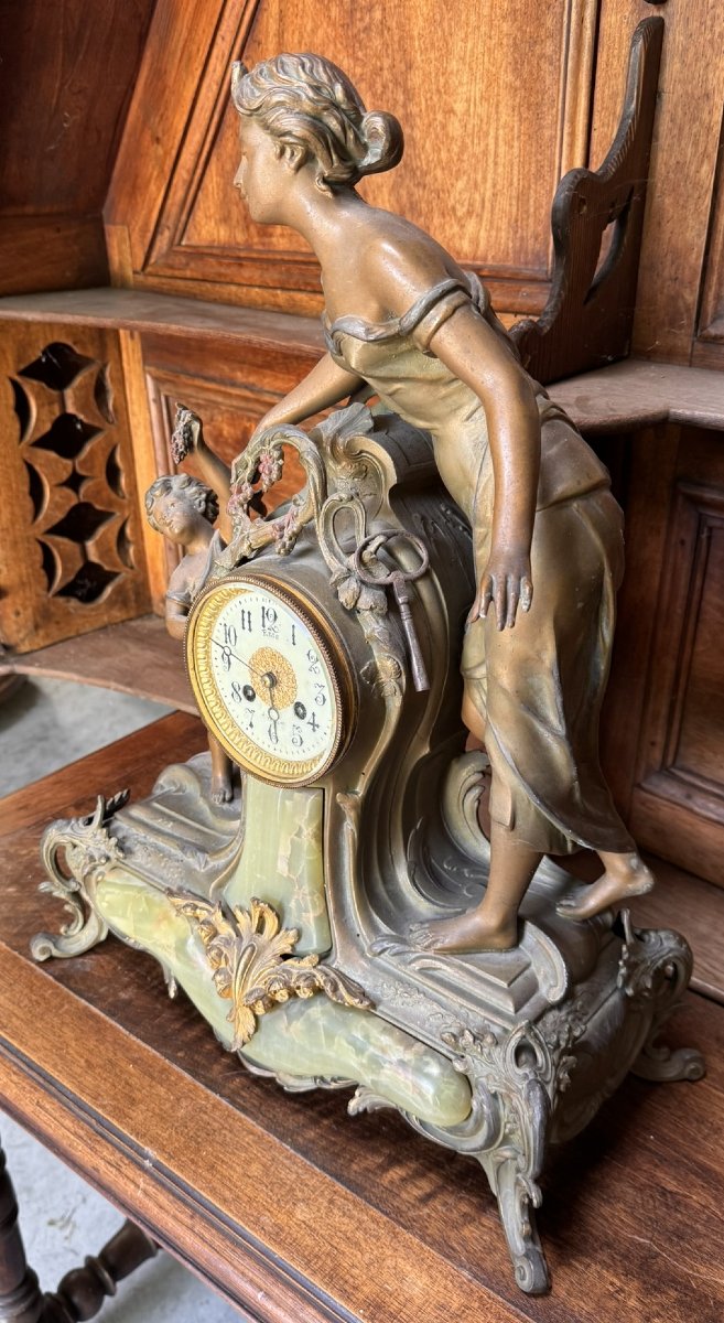 pendule époque Art Nouveau-photo-5