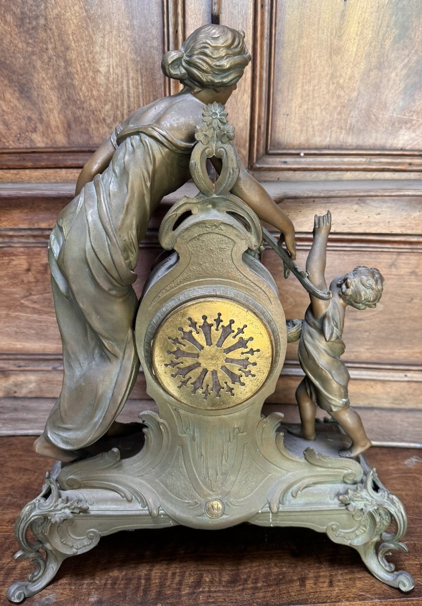 pendule époque Art Nouveau-photo-6