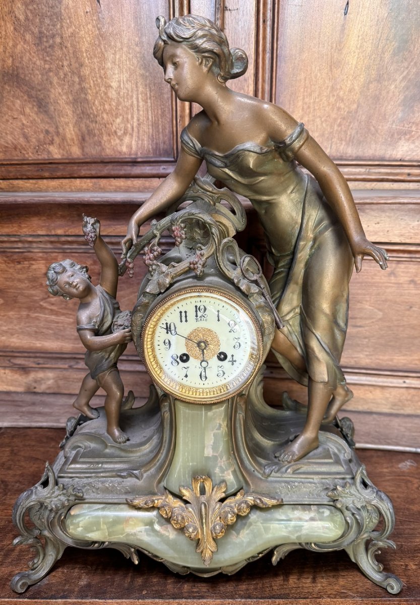 pendule époque Art Nouveau-photo-7