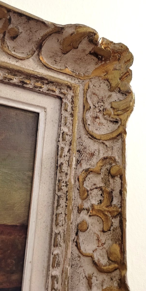 Oil On Canvas: Still Life With Grapes And Shells-photo-4