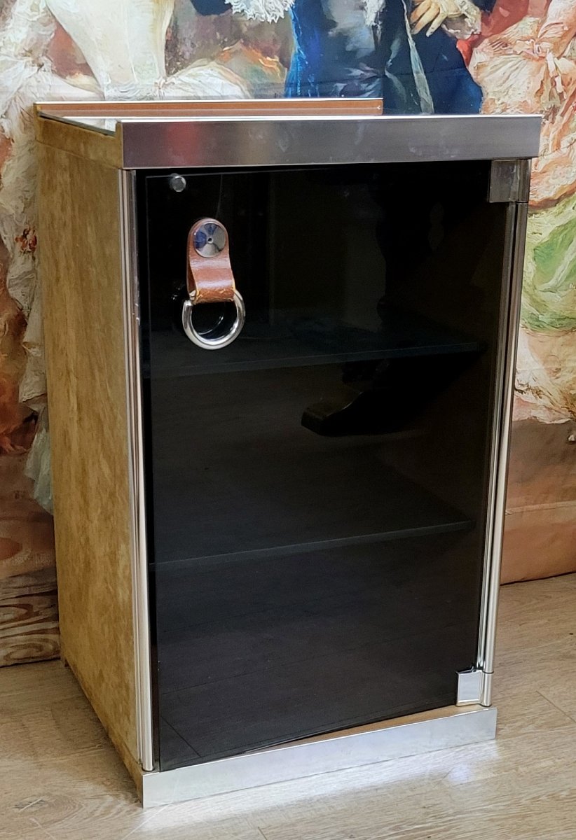 Guido FALESCHINI (XXe siècle) - Édition Mariani pour HERMES meuble une porte 1970'-photo-1