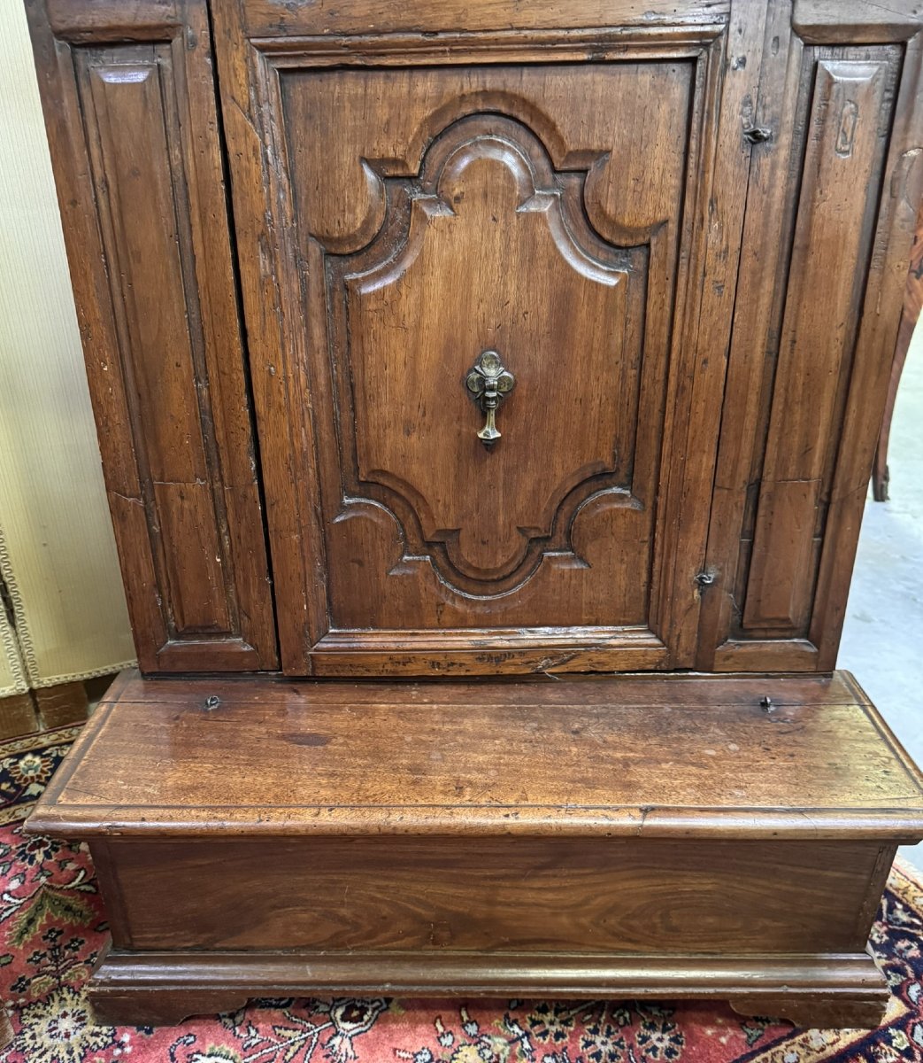 Rare Paire De Prie Dieu Italiens Région Lombardie époque XVIIeme -photo-5