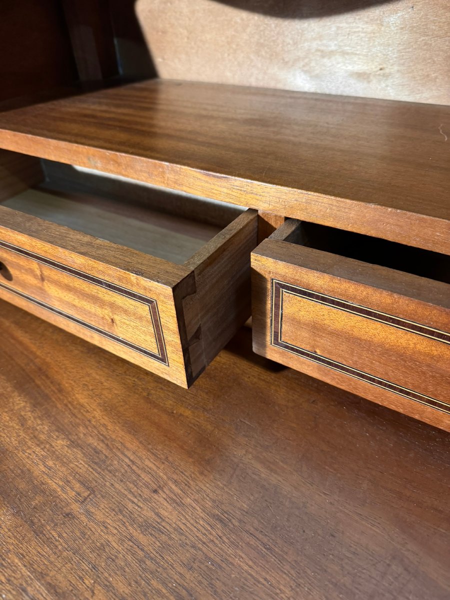 Louis XV Style Sloping Desk In Marquetry-photo-4