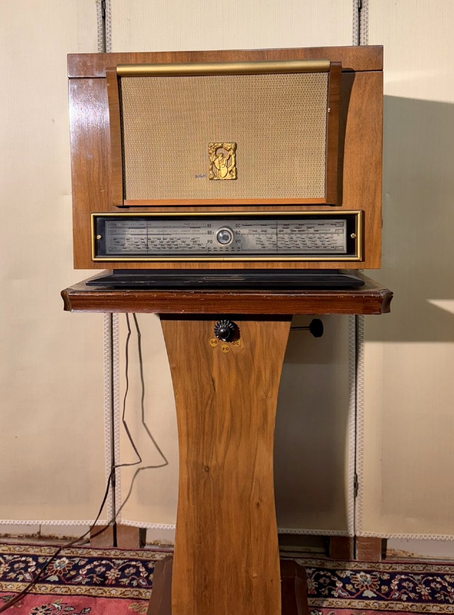 Rare radio la voix de son Maitre avec colonne amplificateur-photo-2