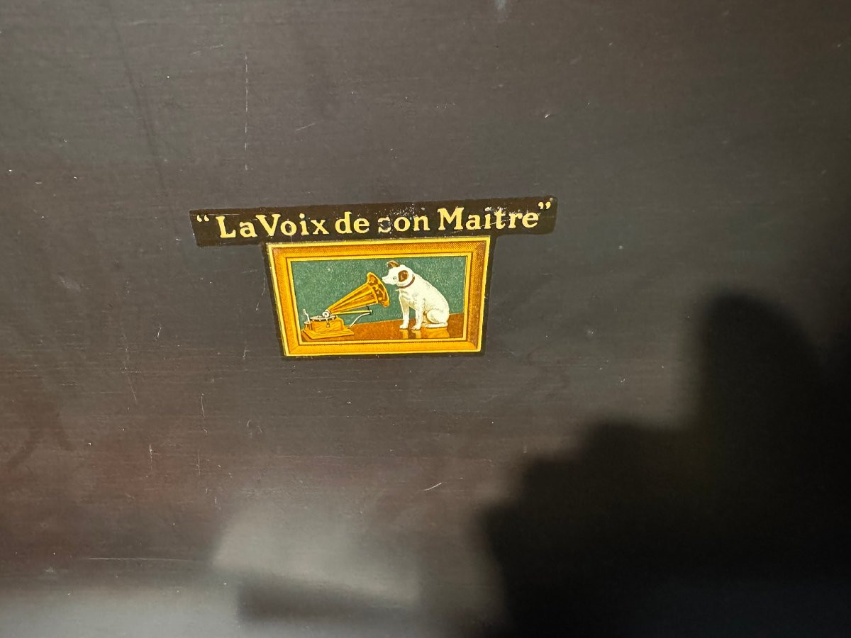 Rare radio la voix de son Maitre avec colonne amplificateur-photo-1