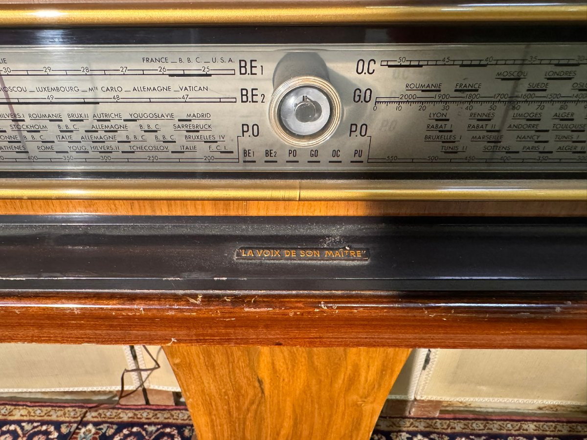 Rare radio la voix de son Maitre avec colonne amplificateur-photo-2