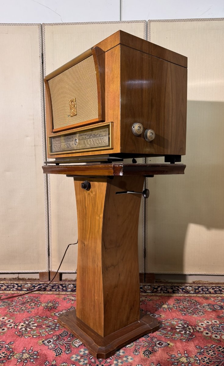 Rare radio la voix de son Maitre avec colonne amplificateur-photo-3