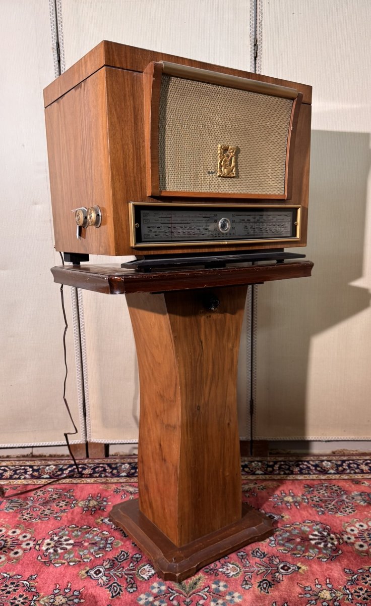 Rare radio la voix de son Maitre avec colonne amplificateur-photo-5