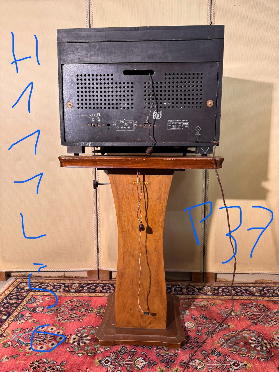 Rare radio la voix de son Maitre avec colonne amplificateur-photo-6