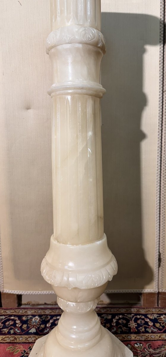 Large Alabaster Column-photo-2