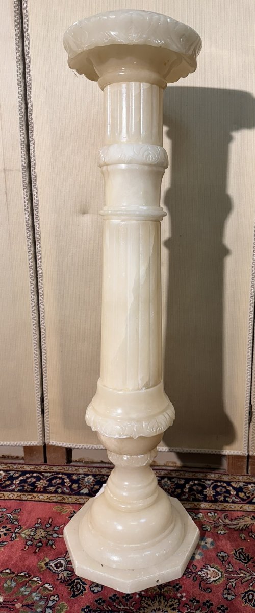 Large Alabaster Column-photo-5