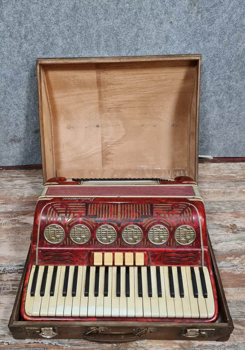 Paolo Soprani Accordion In Its Original Case 